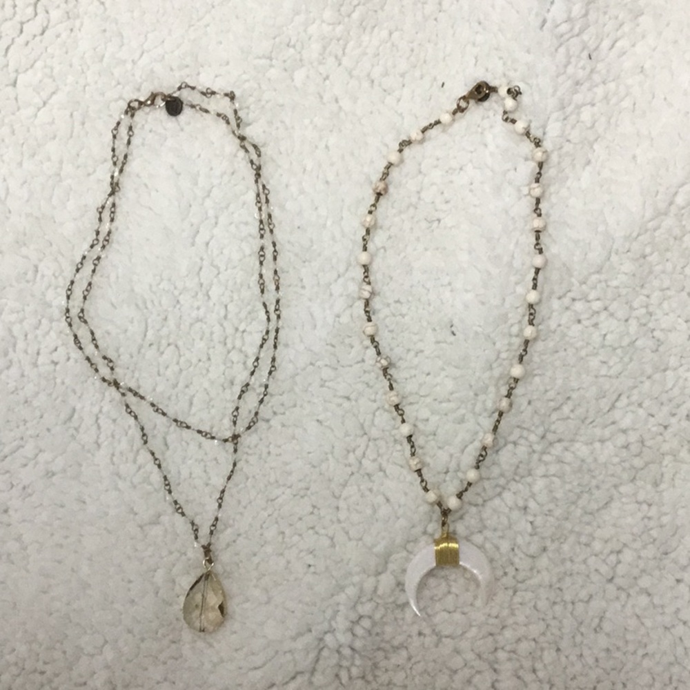 Raw and rebellious necklaces